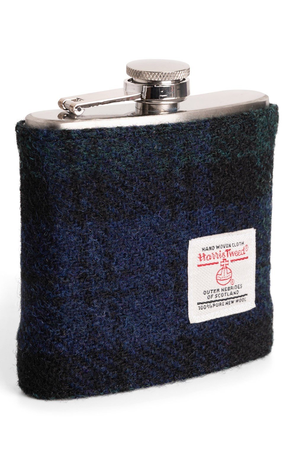 House Of Bruar Three Pint Flask | Blue Check