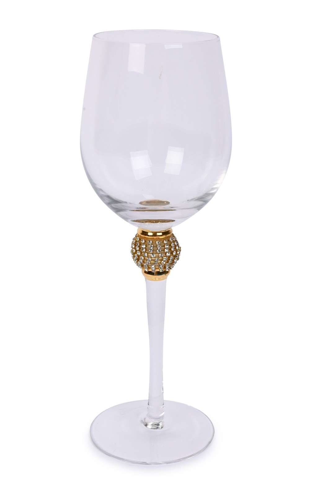  Glass and Gold Drinking Glasses, Champagne