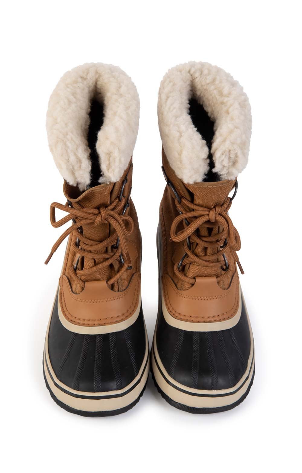 sorel winter carnival boot camel brown