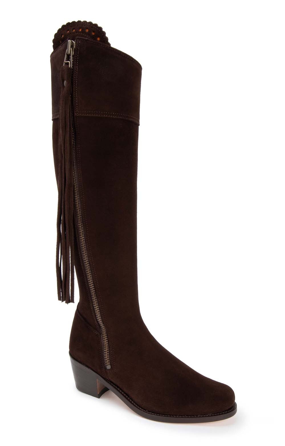 Ladies Suede Riding Boot - House of Bruar