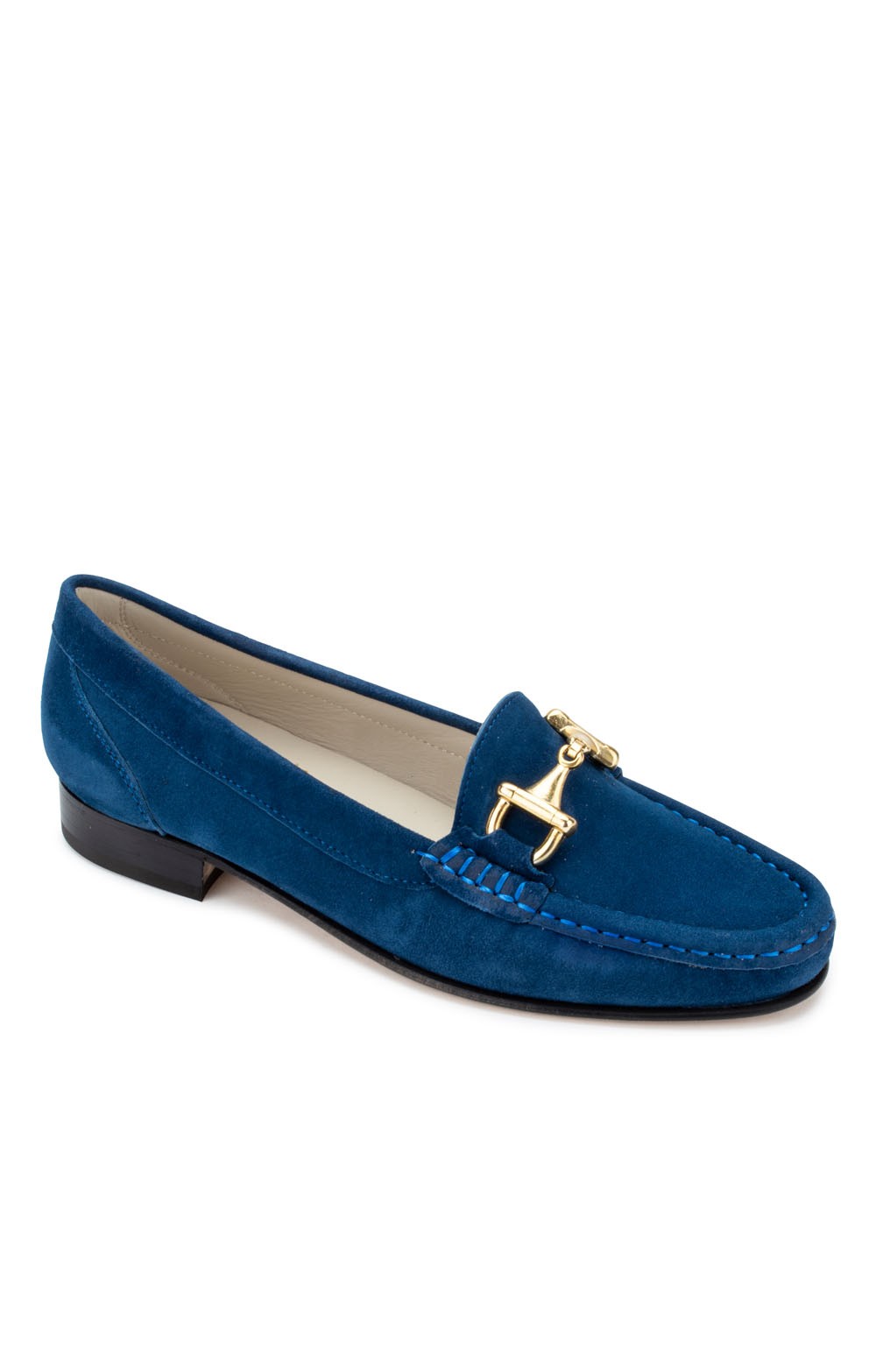 suede snaffle loafers