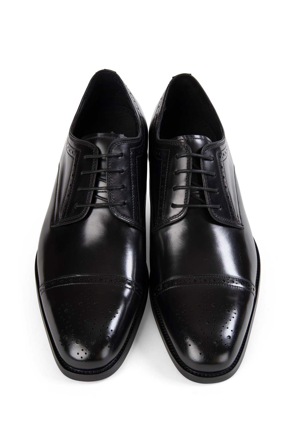 mens black leather brogue shoes