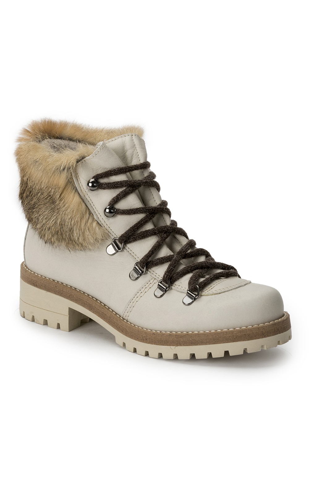 fur trim hiker boots