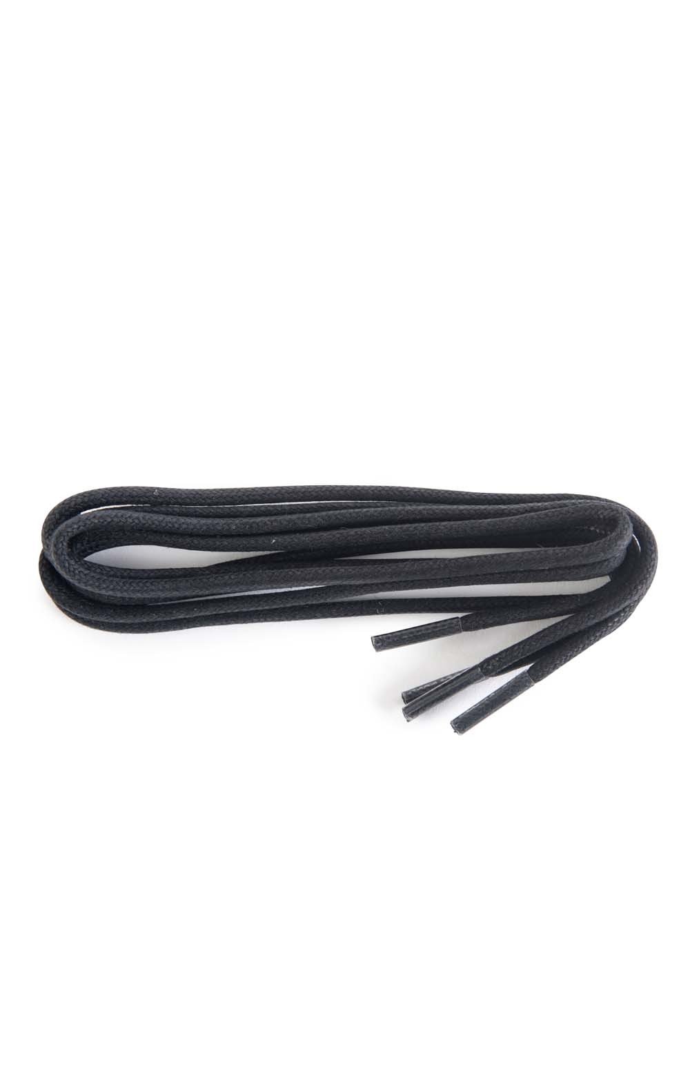 House Of Bruar Thick Waxed Laces - Black | 75CM | Black