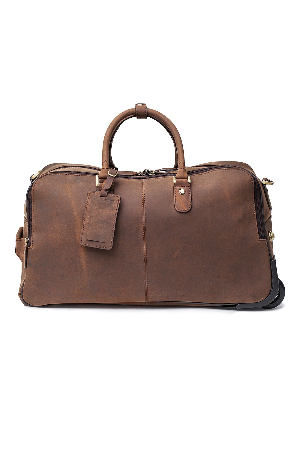 men leather holdall