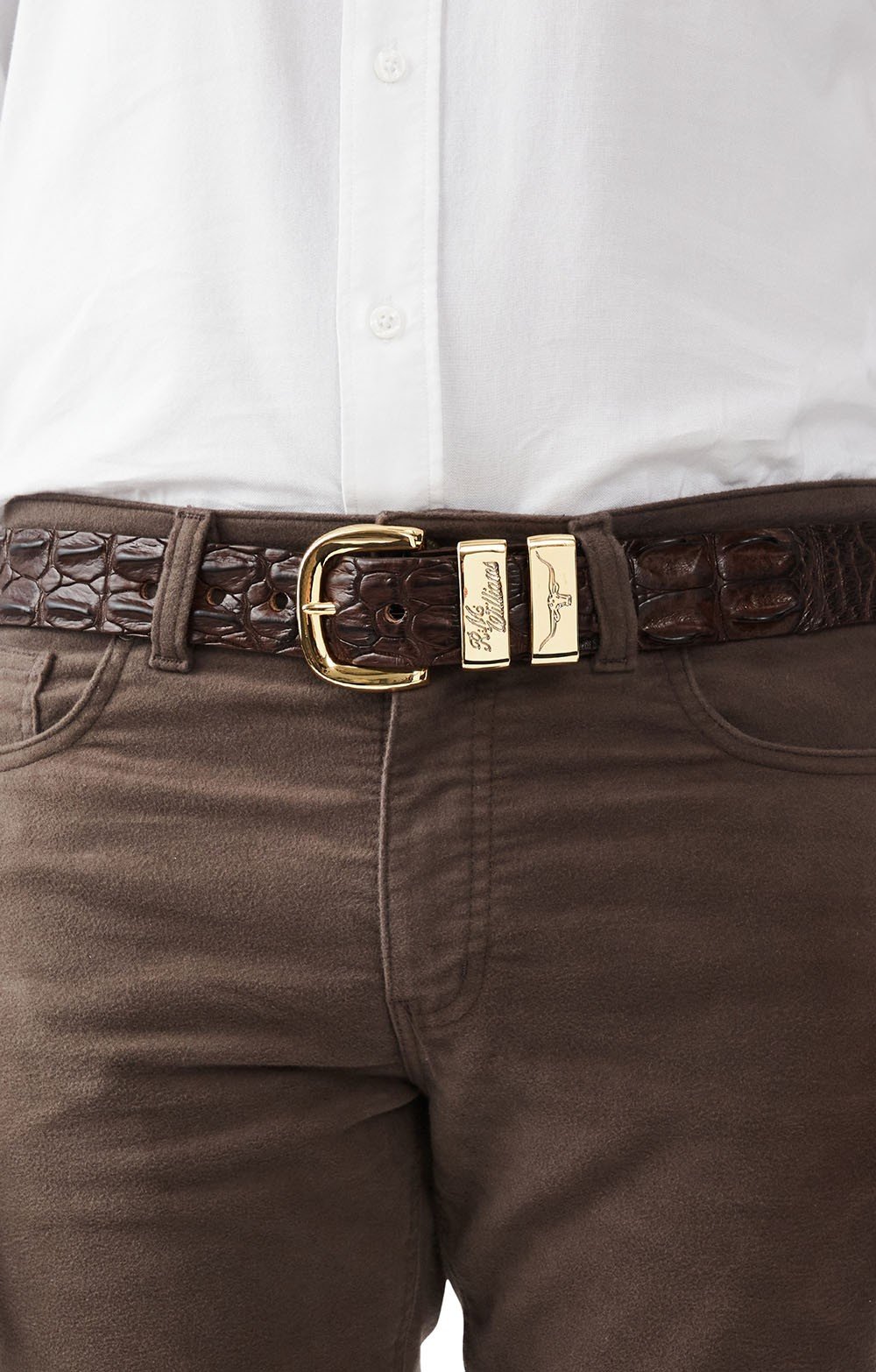 rm williams belt crocodile