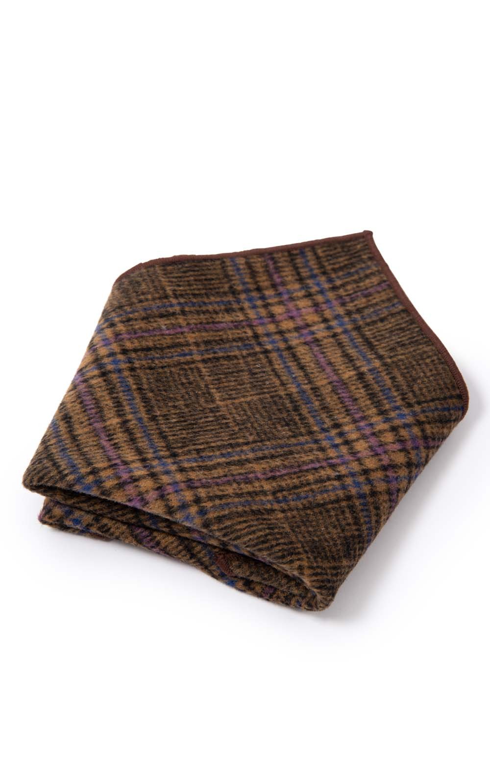 Tresanti Men's Wool Blend Pocket Square | Green