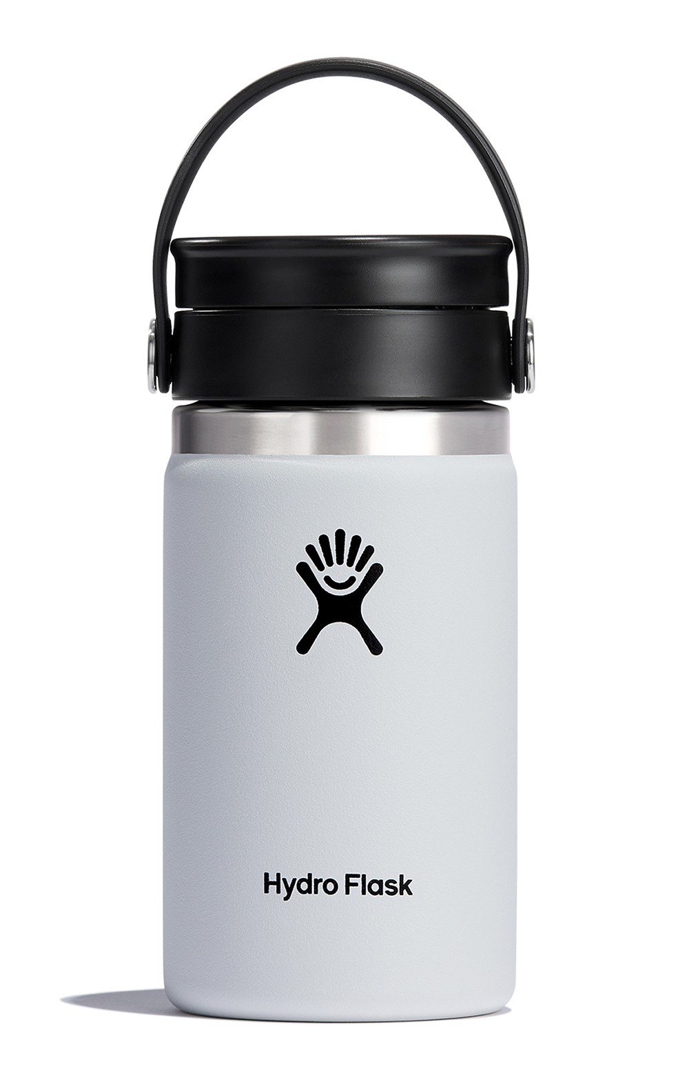  12oz Flask with Wide Mouth Flex Sip Lid - Black, Black