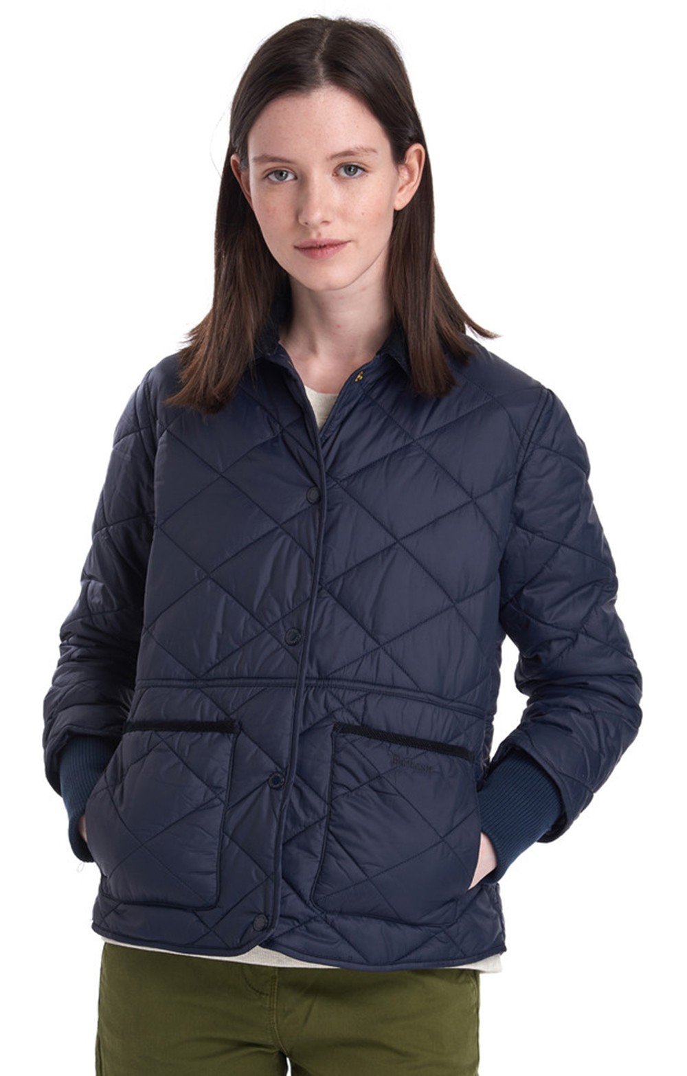 ladies barbour style quilted jacket