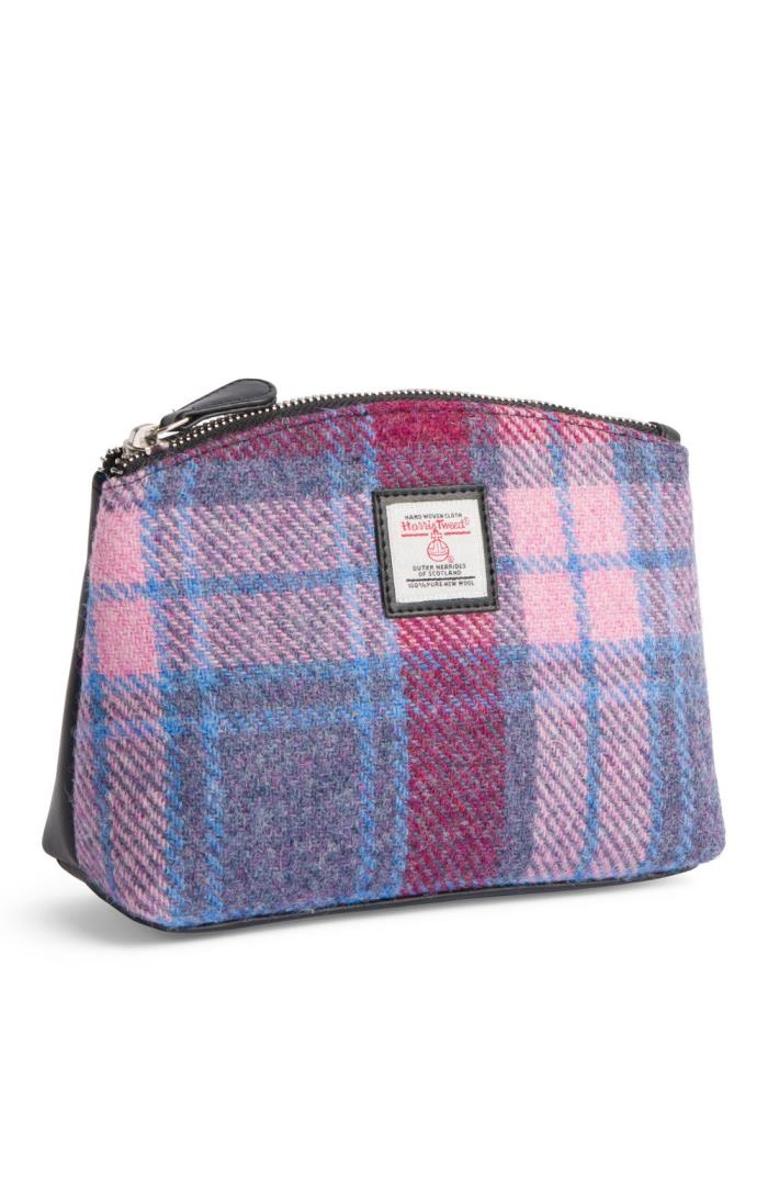 Harris tweed cosmetic on sale bag