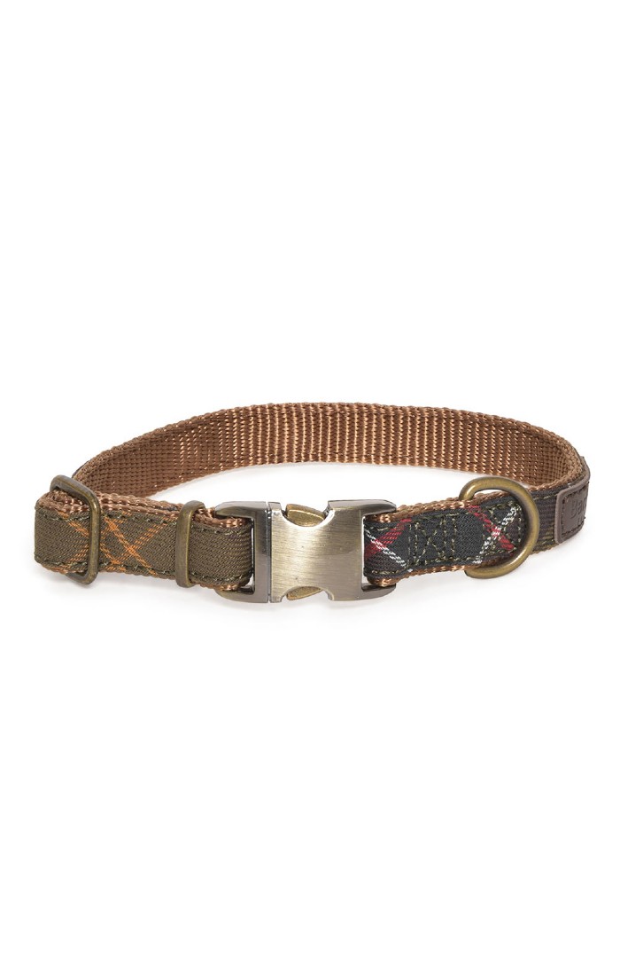 Barbour Tartan Webbing Dog Collar