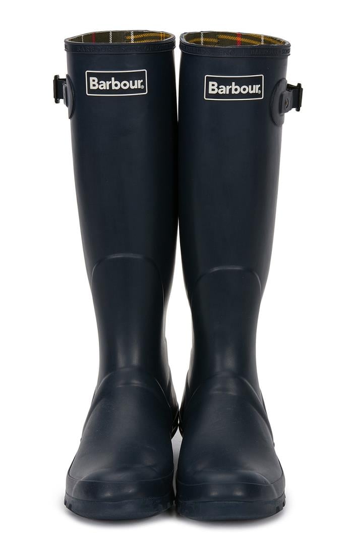 Navy barbour store wellies