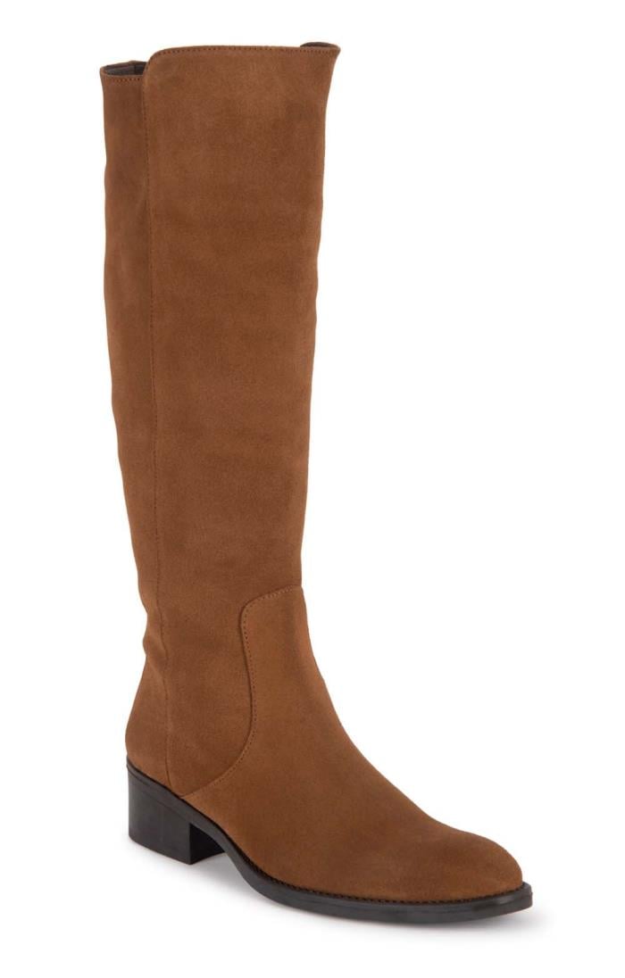 Ladies long suede on sale boots