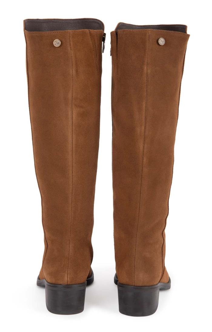 Long tan suede on sale boots