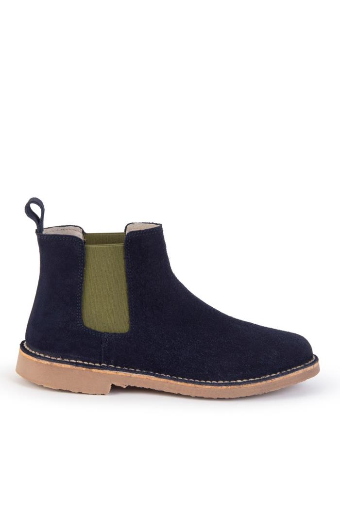 navy chelsea boot ladies