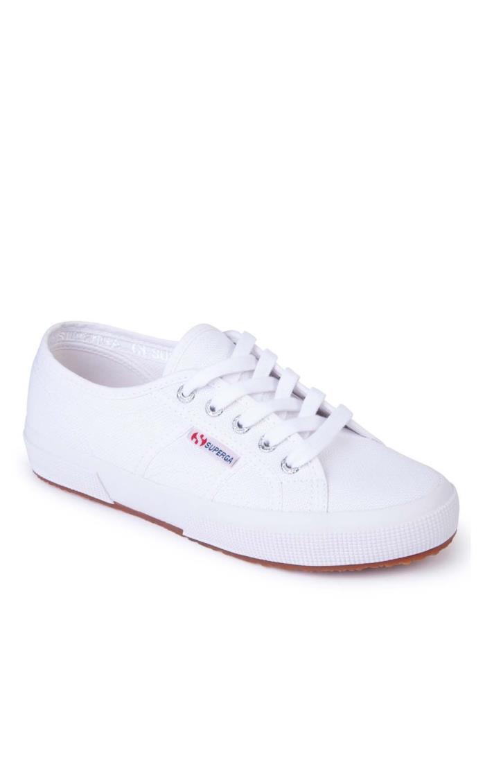 Superga white canvas on sale