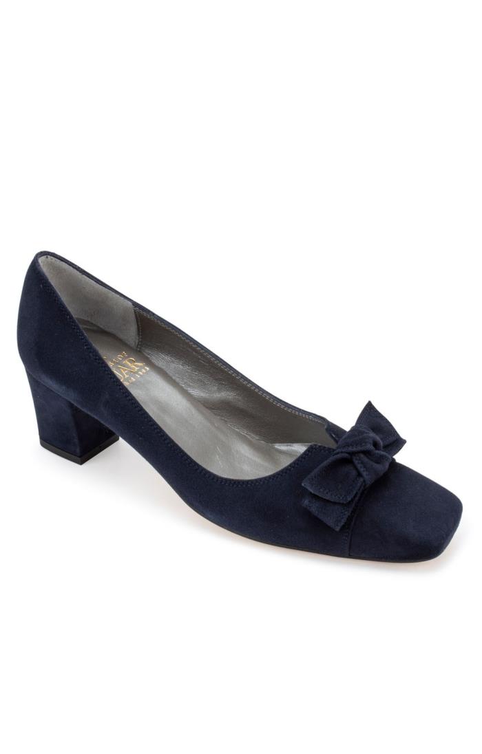 Ladies navy evening on sale shoes