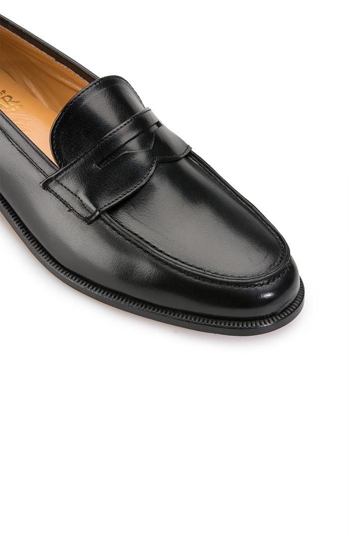 Ladies Leather Penny Loafer