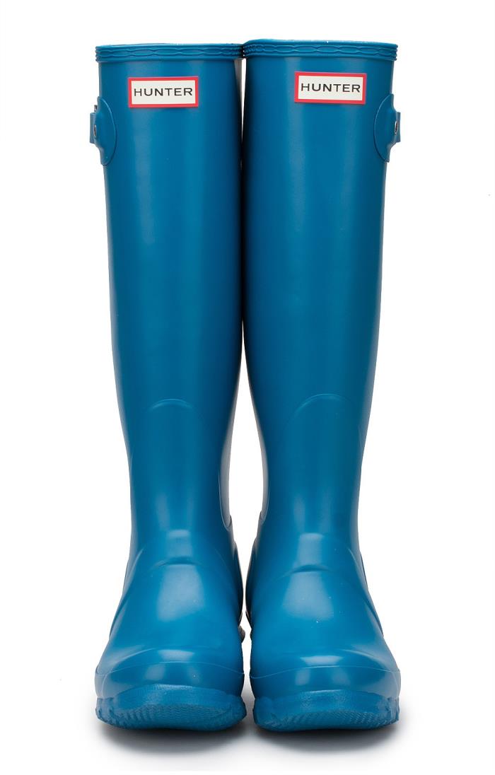 ocean blue hunter wellies