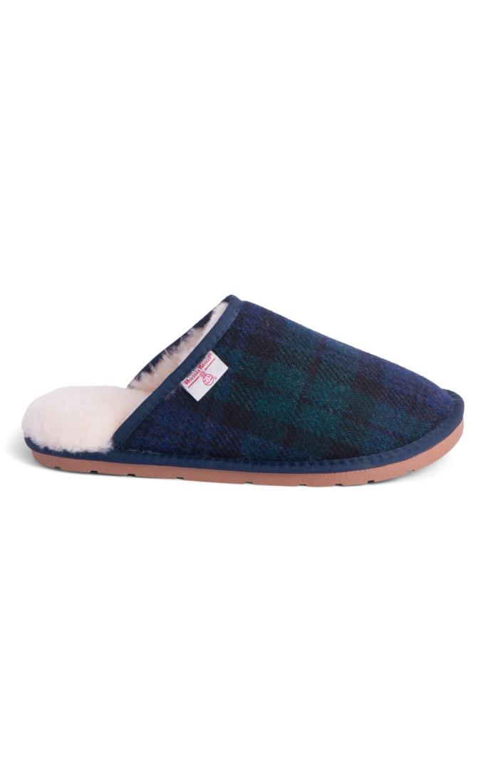 Mens slippers harris online tweed