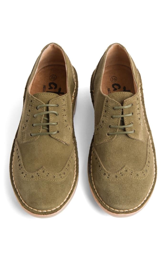 Tan sales suede brogues