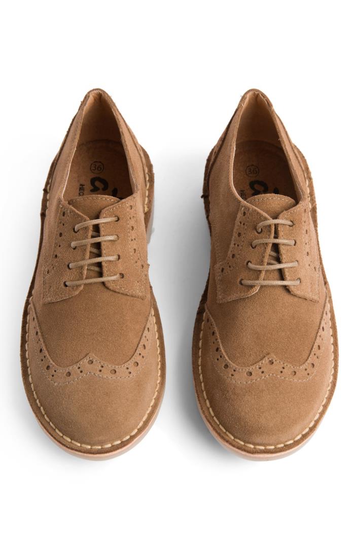 Suede store brogues womens