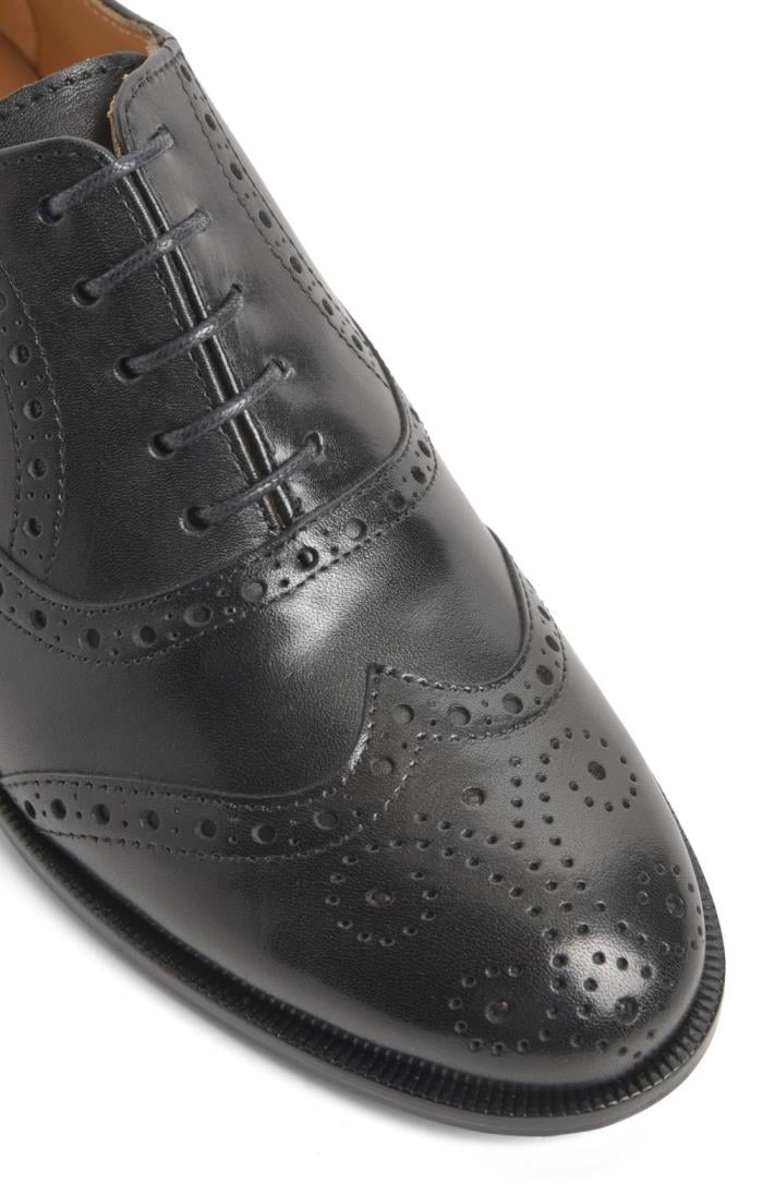 Ladies on sale black brogue