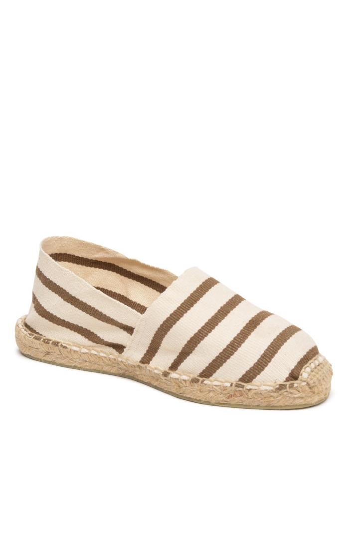 Striped deals espadrille sandals