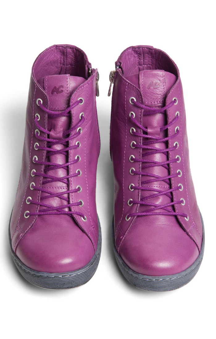 Purple ankle boots best sale