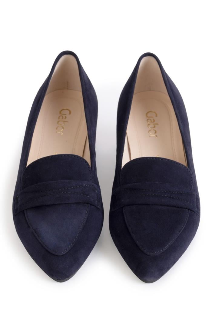 Gabor navy hot sale loafers