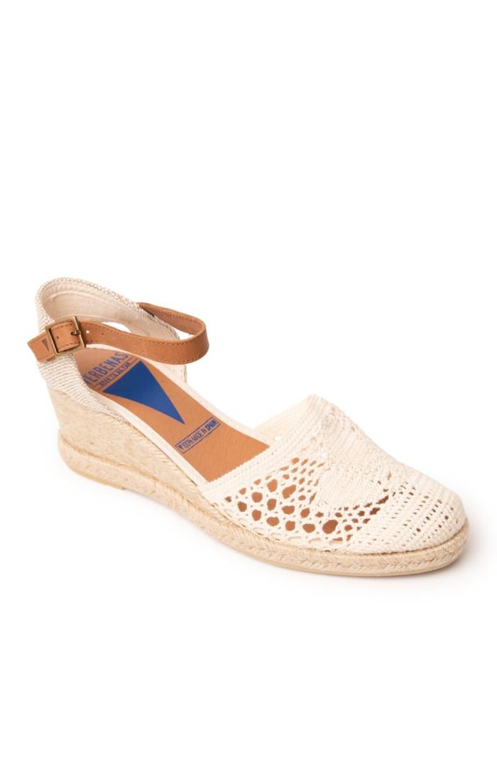 Ladies Malena Crochet Espadrille