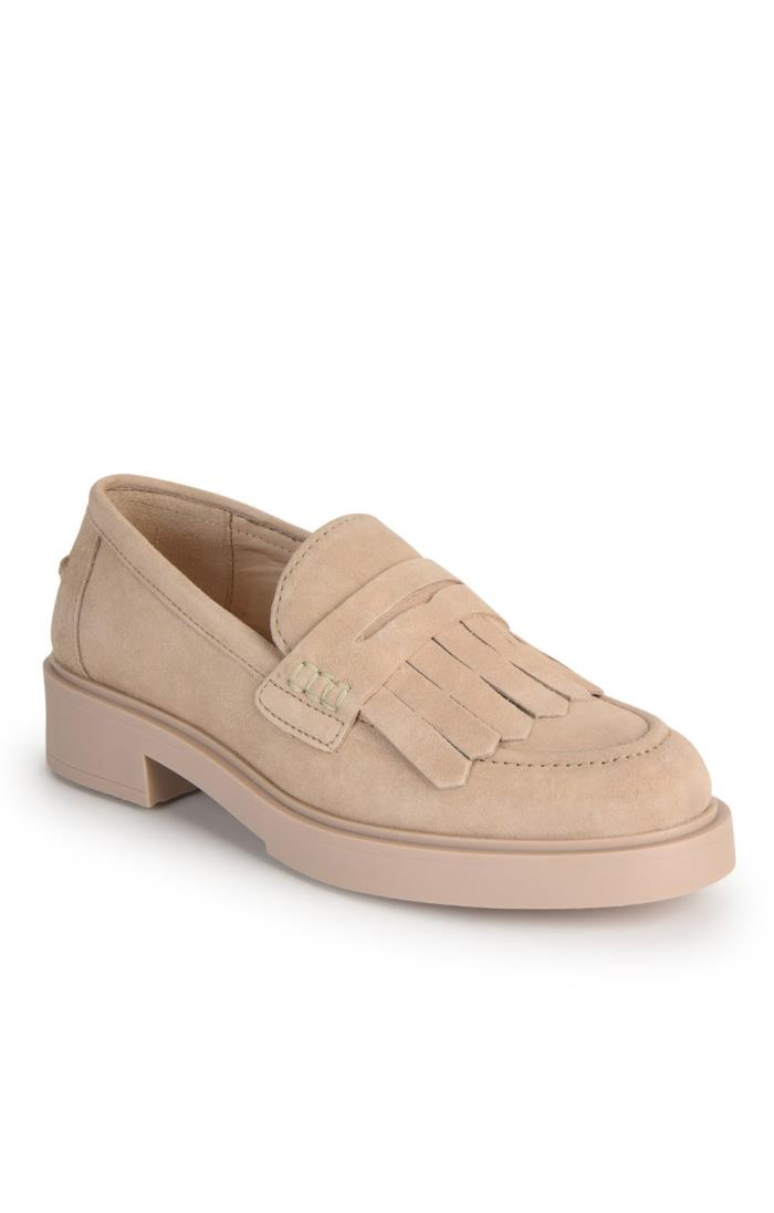 Tan penny best sale loafers womens