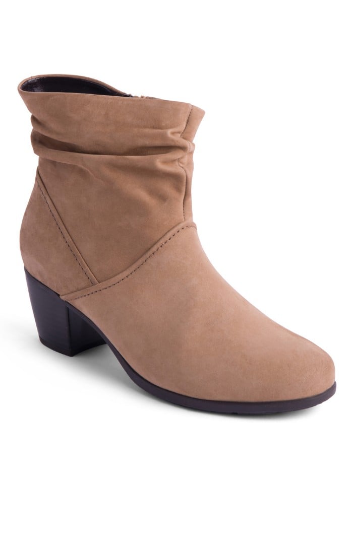 Ruched ankle store boots