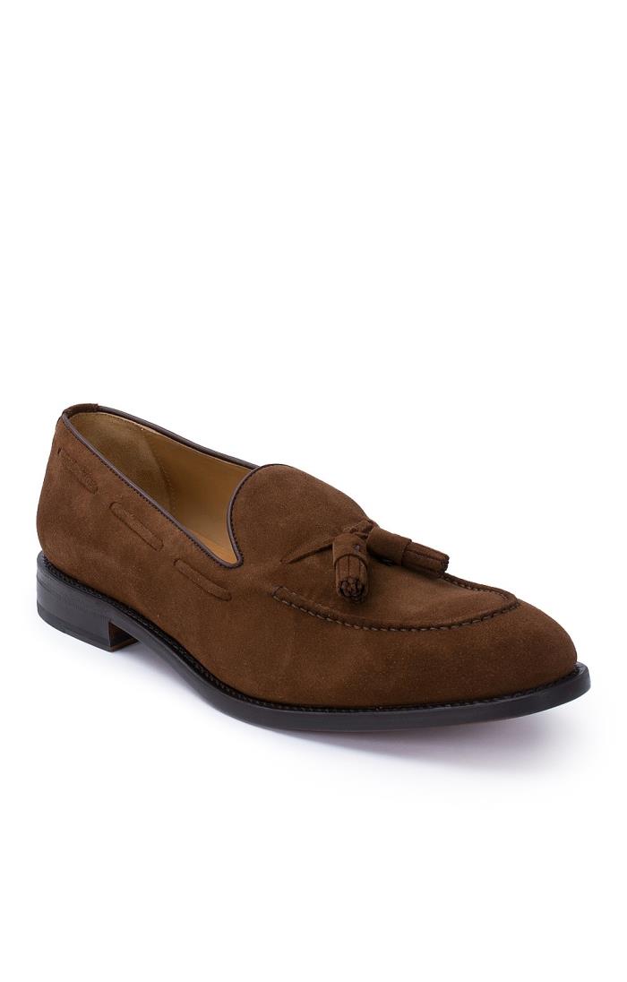 Suede Tassel Loafer - House of Bruar