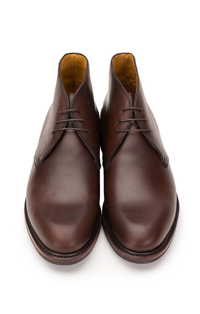 Mens dark brown dress boots sale