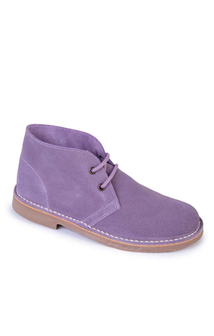 lilac suede boots