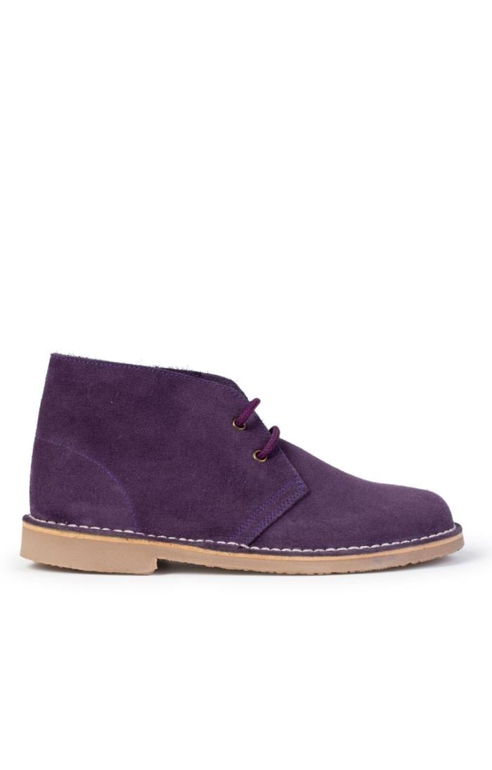 Purple clarks deals desert boots