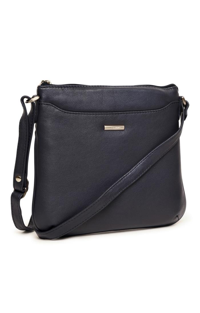 Ladies Zip Top Cross Body Bag