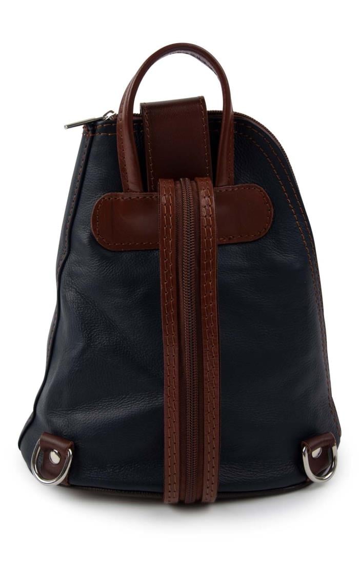 Small tan store backpack