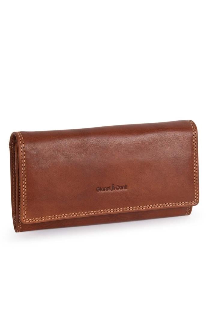 Leather flap 2024 over purse