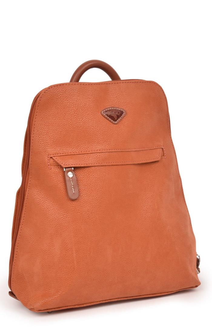 Flat 2024 leather backpack