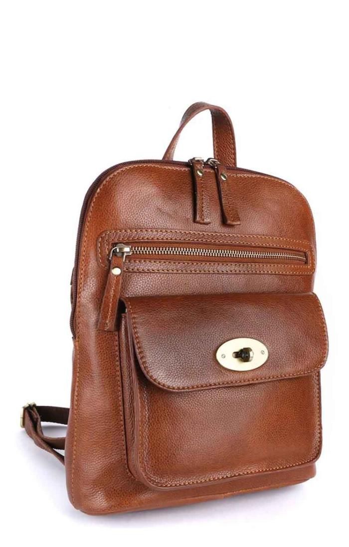Ashwood Kingsbury Zip Around Leather Backpack