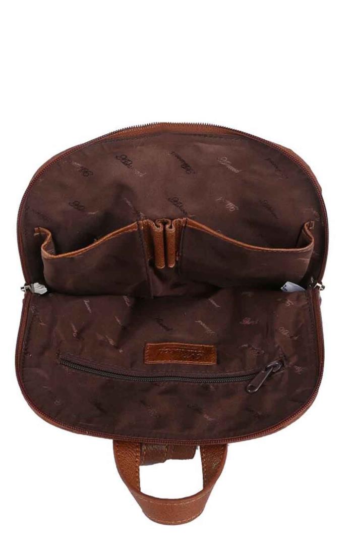 Ashwood Suede and Leather Backpack: S-16