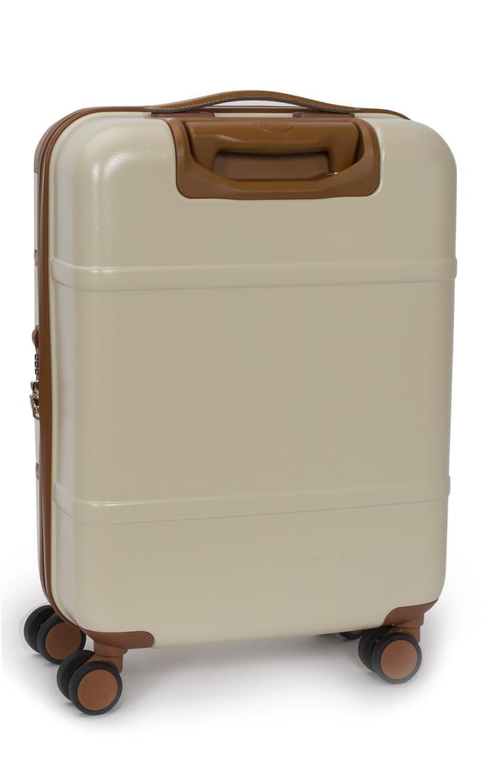 cream hand luggage