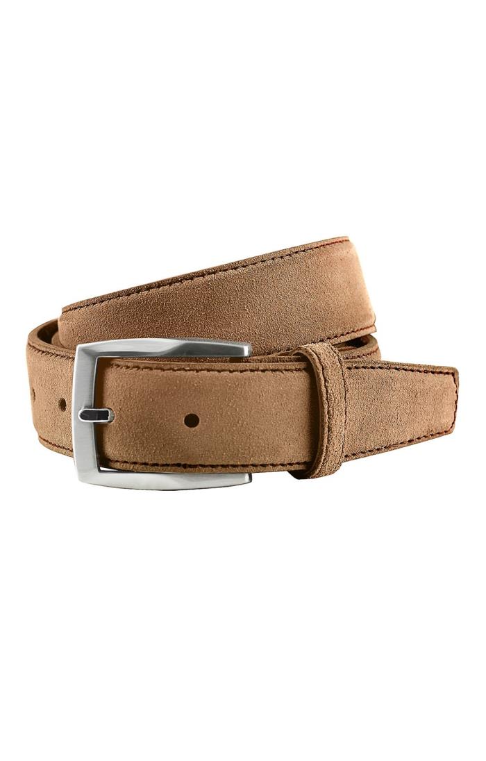 Mens Suede Leather Belt - House of Bruar