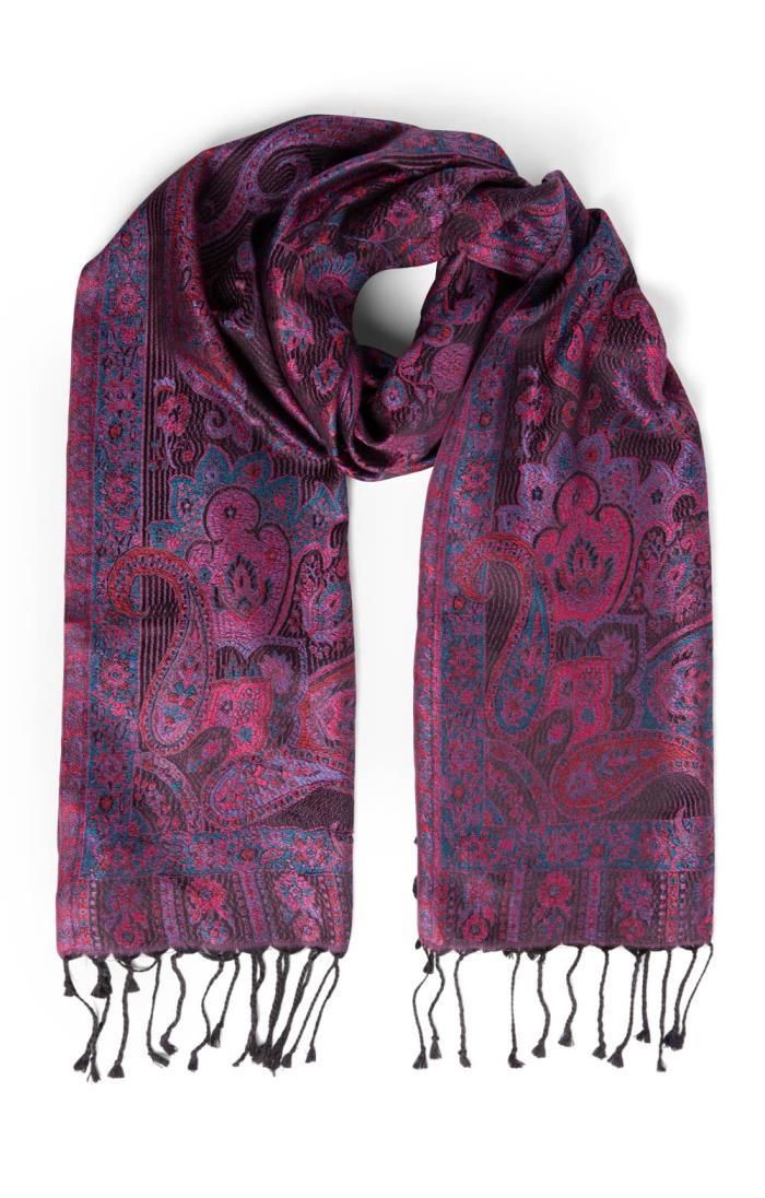 Ladies Large Silk Scarf - House of Bruar