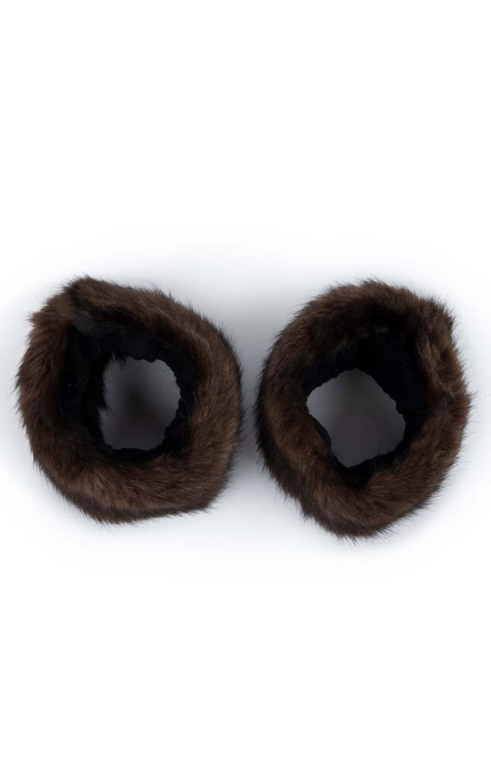 Detachable fur cuffs for on sale boots