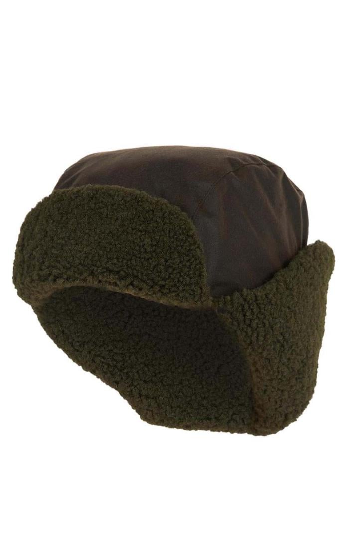 Barbour fleece sale lined trapper hat