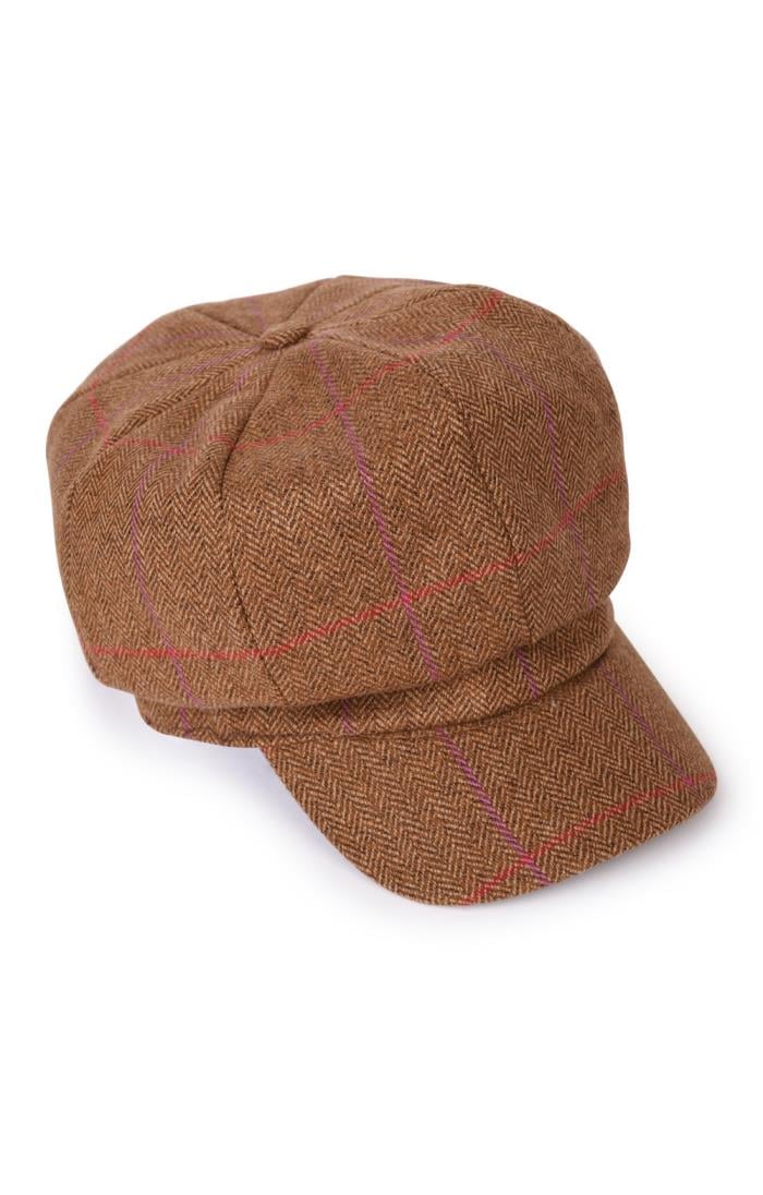 Ladies 8 Piece Tweed Cap - House of Bruar