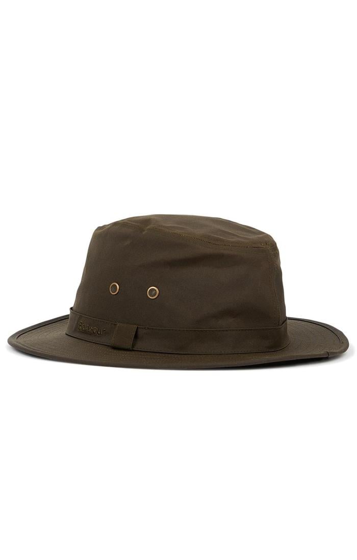 Mens Barbour Dawson Wax Safari Hat - House of Bruar